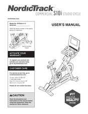 NordicTrack COMMERCIAL S10i STUDIO CYCLE NTEX05117.0 User Manual