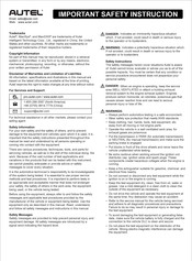 Autel MaxiSys Ultra S2 Quick Start Manual