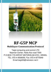 Talgil RF-G5P MCP Quick User Manual
