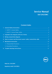 Dell S3423DWC Service Manual