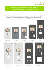 frogblue frogTerminal S3 Plus Installation Manual