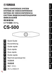Yamaha CS-500 Quick Manual