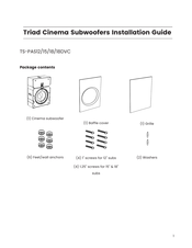 Triad TS-PAS18DVC Installation Manual