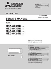 Mitsubishi Electric MSZ-WX09NL-U1 Service Manual