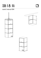 L-Acoustics SB18 IIi Owner's Manual