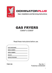 Falcon DOMINATOR PLUS G3860F User, Installation And Servicing Instructions