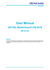 Renesas DA7280 User Manual