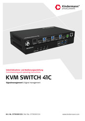 Kindermann 41C Commissioning And Operating Instructions