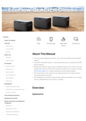 Ecoflow GLACIER Classic Manual