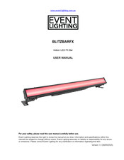 Event Lighting BLITZBARFX User Manual