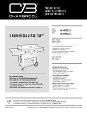 Char-Broil CB VERSA-TILE 463417225 Product Manual