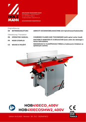 Holzmann HOB410ECOSMW2 400V Operating Manual