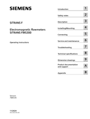 Siemens SITRANS FMS300 Operating Instructions Manual