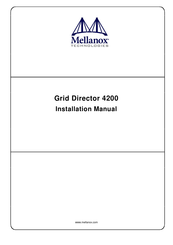 Mellanox Technologies Grid Director 4200 Installation Manual