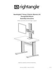 RightAngle NewHeights Hover E Assembly Instructions Manual