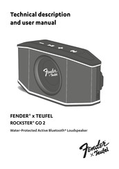 Fender TEUFEL ROCKSTER GO 2 Technical Description And User Manual