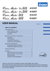 Iiyama S101GT User Manual
