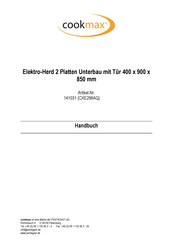 CookMax 141031 Manual