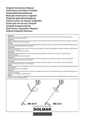 Dolmar meble MS-34 C Original Instruction Manual