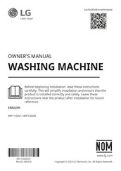 LG WP11GAK Owner's Manual
