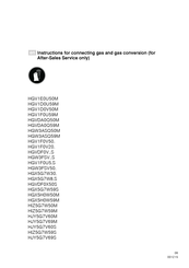 Bosch HGW3ASQ59M Instructions Manual