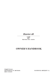 Hayter 485C Owner's Handbook Manual