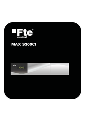 FTE Maximal MAX S300CI Manual
