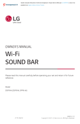 LG SPP8-W Owner's Manual