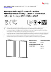 Rauch AG601.44E3 Assembly Instructions Manual