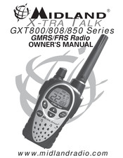 Midland X-TRA TALK GXT-800-VP4 Owner's Manual