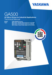 YASKAWA CIPR-GA50C series Technical Manual