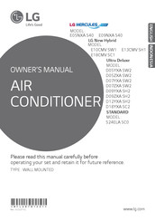 LG Ultra Deluxe D09YXA SH2 Owner's Manual