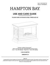 HAMPTON BAY TILSON PARK FHPS80007 Use And Care Manual