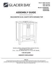 Glacier bay DELCHESTER HDDR30W Assembly Manual