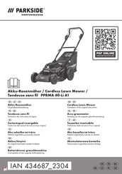 Parkside Performance 434687 2304 Translation Of The Original Instructions