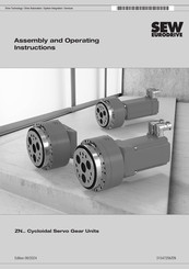 SEW-Eurodrive ZEBF140 Assembly And Operating Instructions Manual