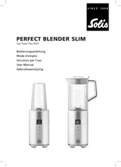 SOLIS PERFECT BLENDER SLIM BL3345 User Manual