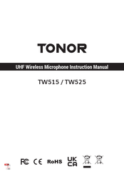 TONOR TW525 Instruction Manual