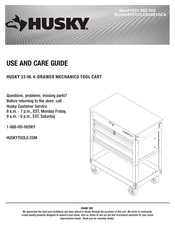 Husky CA 1001 062 402 Use And Care Manual
