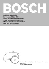 Bosch BSA21 UC Series Use And Care Manual