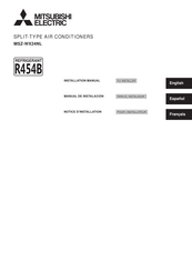 Mitsubishi Electric MSZ-WX24NL Installation Manual