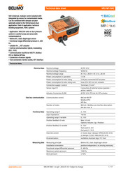 Belimo VRU-M1-BAC Technical Data Sheet