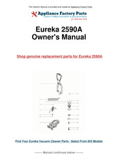 Eureka 2590 Series Owner's Manual