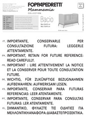 Foppapedretti Mammamia Collection Basio Instruction Manual