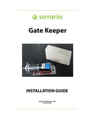 Savaria Gate Keeper Installation Manual