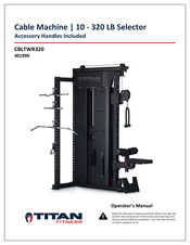 Titan Fitness CBLTWR320 Operator's Manual
