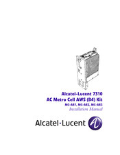 Alcatel-Lucent 7310 Installation Manual