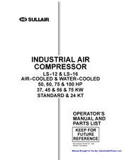 Sullair LS12 Operator's Manual