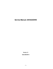 Dell Alienware AW3423DWB Service Manual