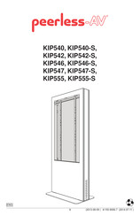 peerless-AV KIP540 Installation Instructions Manual